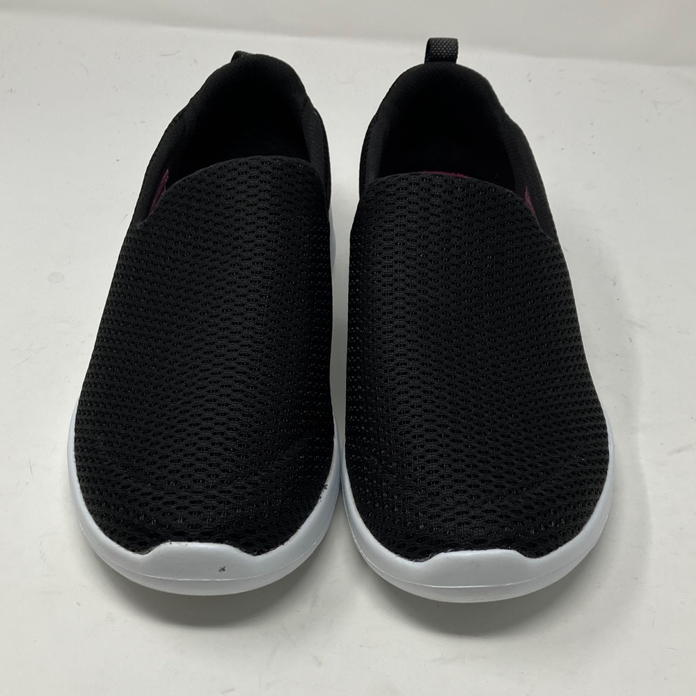 Skechers GO WALK JOY Slip-ons Black/White Size 7.5 Wide Fit Ortholite - Picture 5 of 15